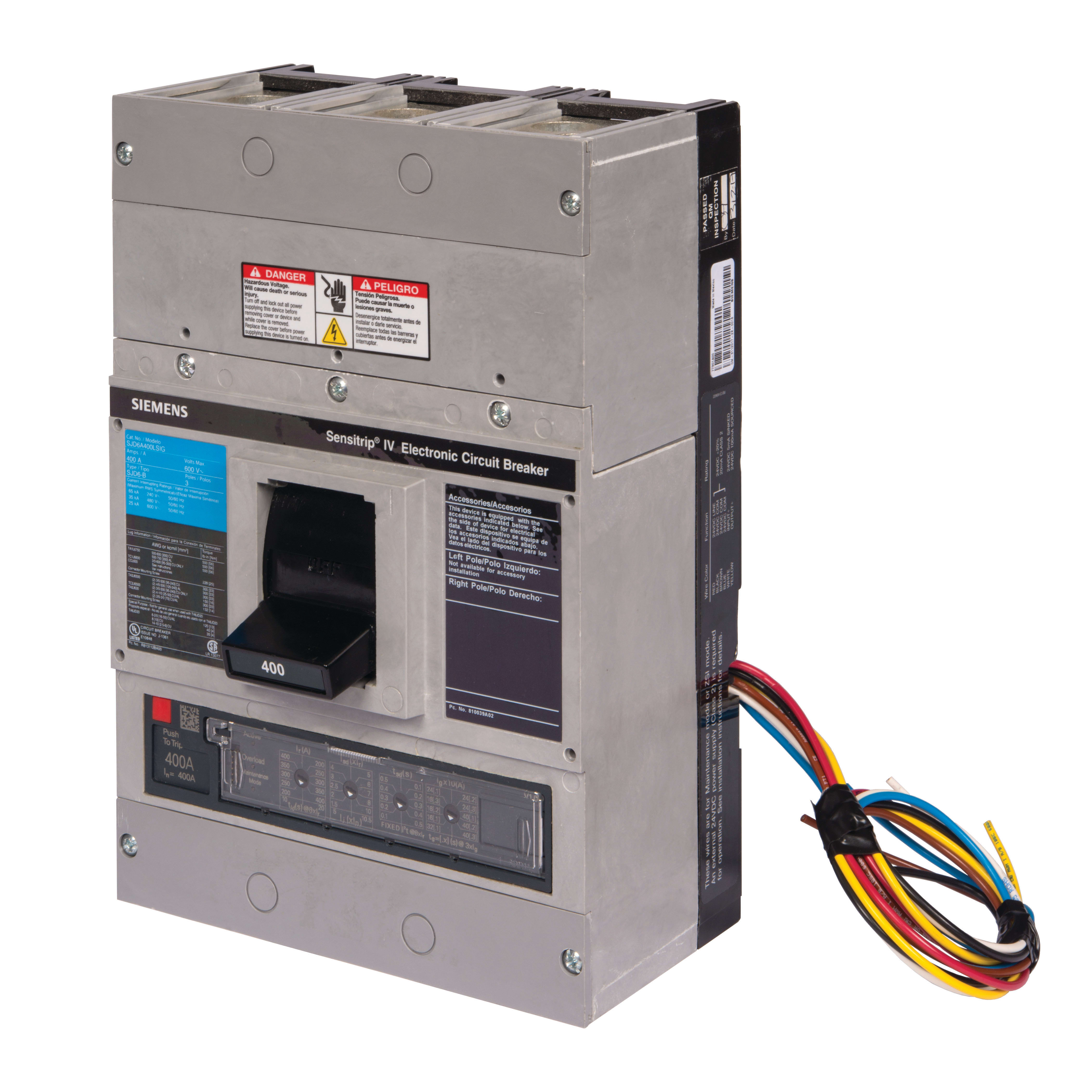 Siemens - Siemens SJD6B400LSI BRKR BSC SJD 3P 400
