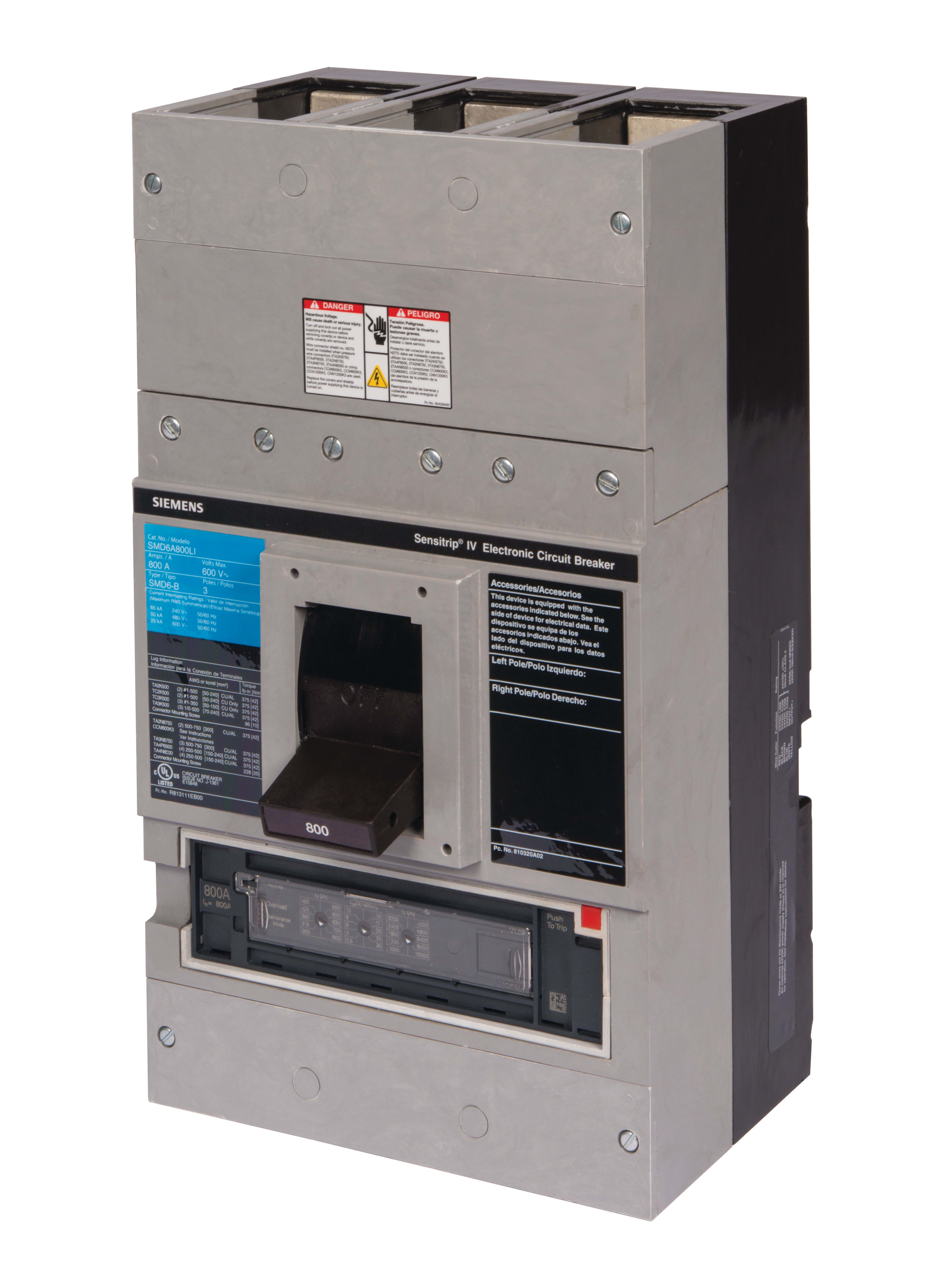 Siemens - Siemens SHMD6B800LSI BRKR BSC SMD 3P 80