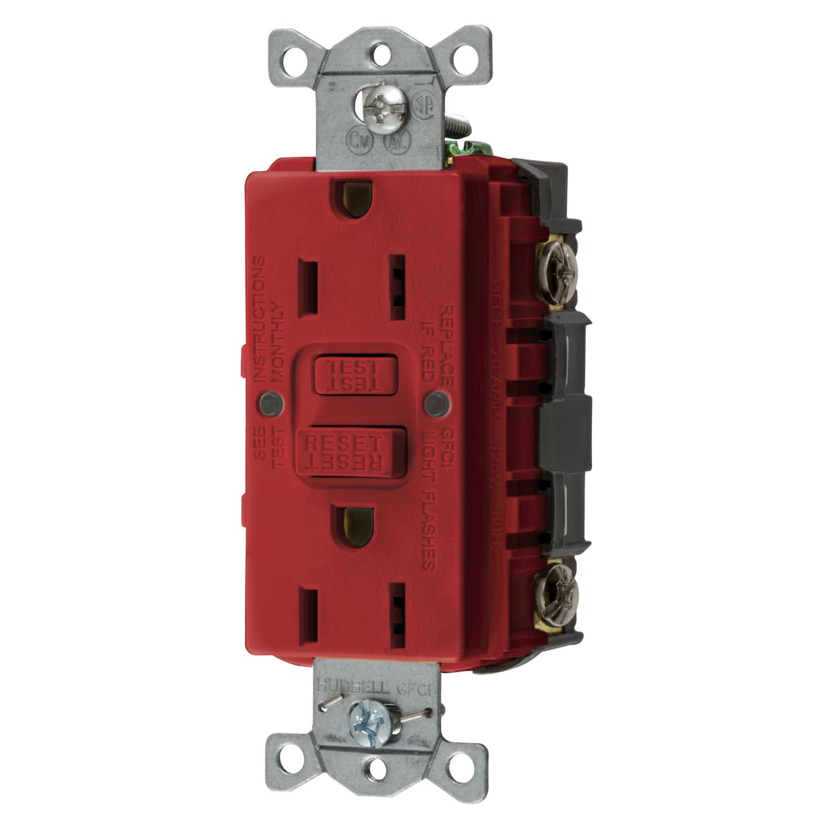 Hubbell Wiring Device - HWDK GFRST15RBULK 15A COMM SELF TES