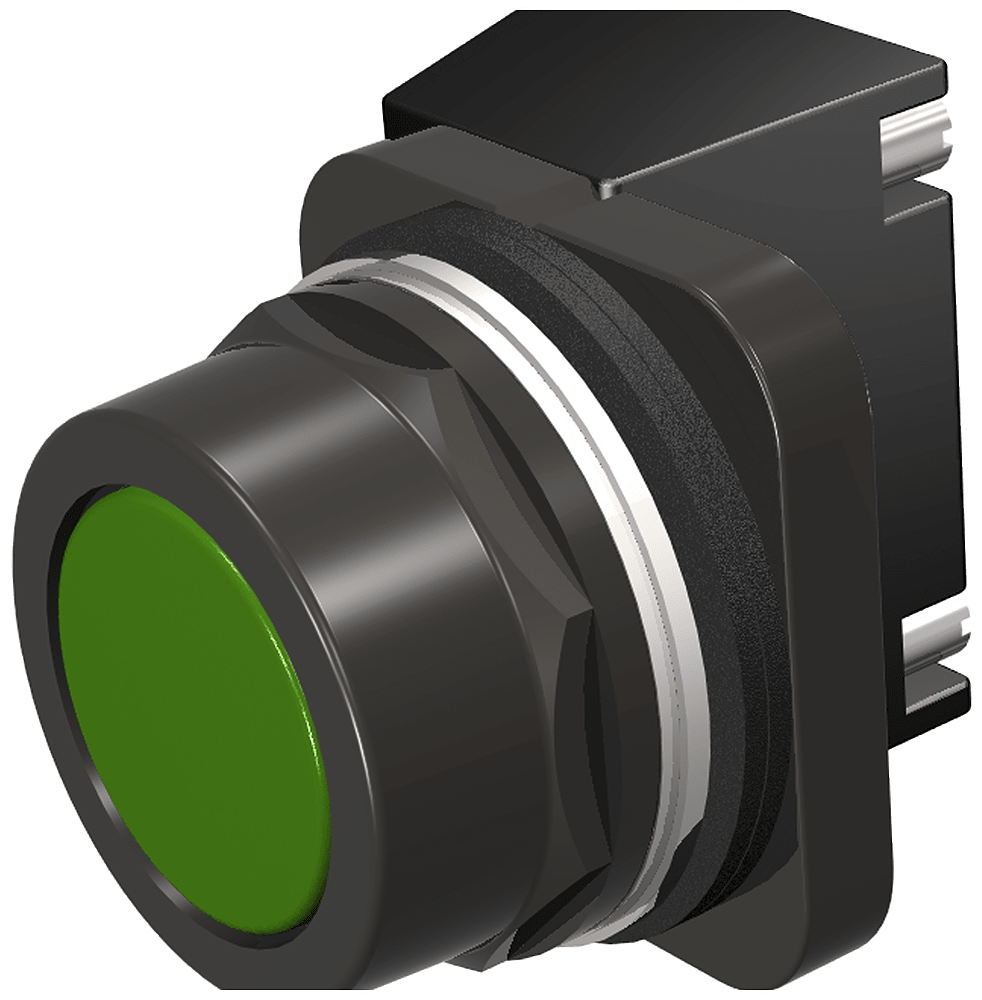 Siemens - Siemens 52PX8A3A PUSHBUTTON,MOM,GRN,FLU