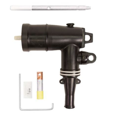 Thomas & Betts Co - ABB Elastimold 162LR-B-5220 15kV 200 Amp, Loadbreak Elbow Connector w/ Test Point, .635" - .905" Cable Insulation Diameter, #2 Stranded Wire Size. Bi-Metal Compression Lug