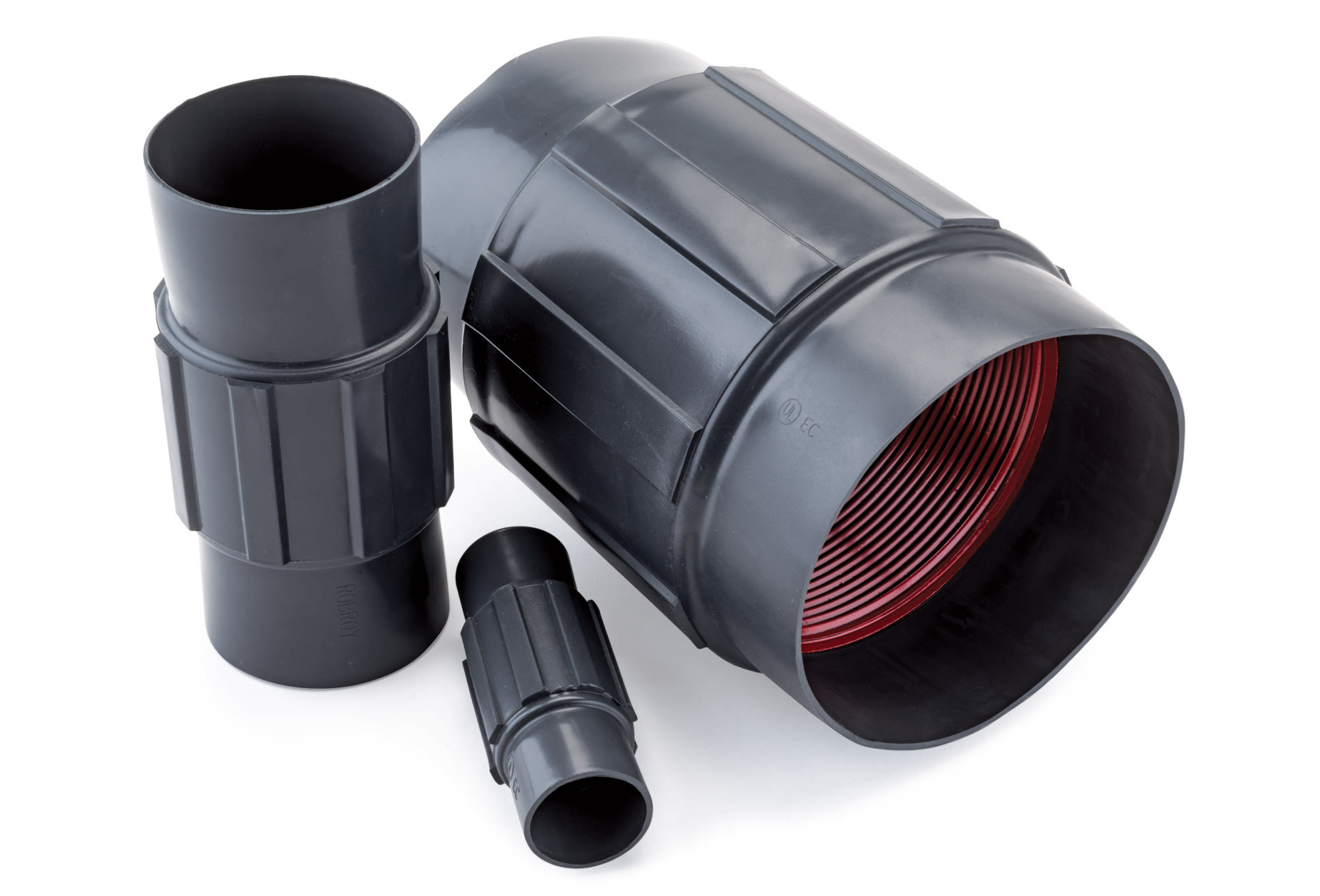 RobRoy - Plasti-Bond PRCPLG-1-1/4 40 Mil Gray PVC Coated Exterior Steel Rigid Conduit Coupling