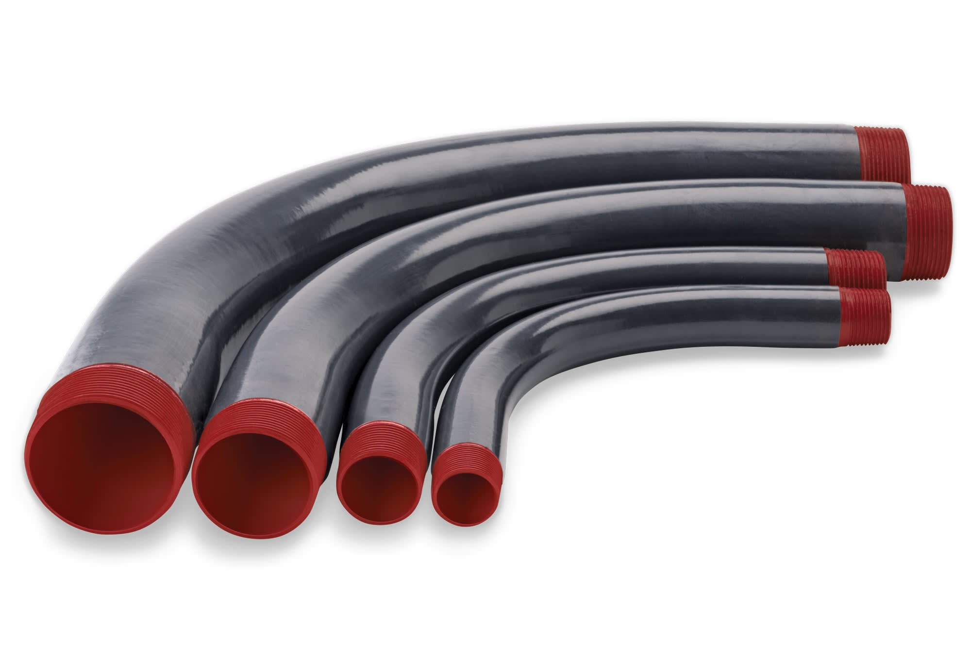 RobRoy - Plasti-Bond PRHELB-3/4X90 Male Threaded Steel Standard Radius Rigid Conduit Elbow