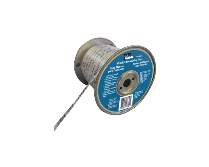 Ideal Industries - Ideal 31-0160-30 Conduit Measuring Tape, 160lb, 3000ft