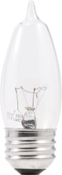 LEDVANCE Sylvania - Sylvania 13321 120 Volt 40 W 100 CRI 320 lm Clear E26 Medium Base B10 Bent Tip Incandescent Lamp