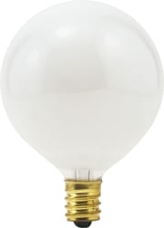 LEDVANCE Sylvania - Sylvania Ecologic 13622 120 Volt 25 W 100 CRI 165 lm Soft White E12 Candelabra Base G16.5 Incandescent Globe Lamp