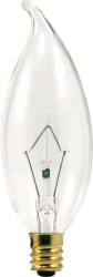 LEDVANCE Sylvania - Sylvania Ecologic 13460 120 Volt 60 W 100 CRI 635 lm Clear E12 Candelabra Base B10 Bent Tip Incandescent Lamp