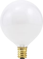 LEDVANCE Sylvania - Sylvania Ecologic 13667 120 Volt 40 W 100 CRI 280 lm Soft White E12 Candelabra Base G16.5 Incandescent Globe Lamp