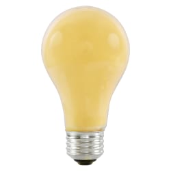 LEDVANCE Sylvania - Sylvania 10390 120 Volt 60 W Yellow E26 Medium Base A19 Incandescent Lamp