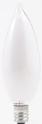 LEDVANCE Sylvania - Sylvania 13320 120 Volt 40 W 100 CRI 300 lm Frosted E12 Candelabra Base B10 Bent Tip Incandescent Lamp