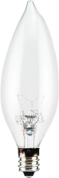 LEDVANCE Sylvania - Sylvania Ecologic 13448 120 Volt 15 W 100 CRI 150 lm Clear E12 Candelabra Base B10 Bent Tip Incandescent Lamp