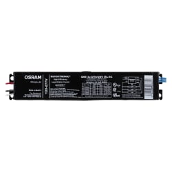 LEDVANCE Sylvania - Sylvania 49865 120 to 277 Volt 25 to 32 W 3000 Lumen Instant Start Parallel Circuit T8 Electronic Ballast