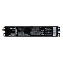 LEDVANCE Sylvania - Sylvania 49861 120 to 277 Volt 25 to 32 W 3000 Lumen Instant Start Parallel Circuit T8 Electronic Ballast