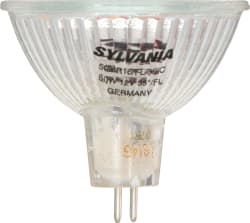 LEDVANCE Sylvania - Sylvania 58309 12 Volt 50 W 100 CRI 3000 K 900 lm Flood GU5.3 Bi-Pin Base MR16 Reflector Halogen Lamp