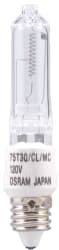 LEDVANCE Sylvania - Sylvania 58884 120 Volt 75 W 100 CRI 2950 K 1400 lm E11 Miniature Candelabra Base Single Ended Halogen Lamp