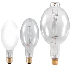 LEDVANCE Sylvania - Sylvania 64038 400 W 65 CRI 4000 K 42000 lm Clear E39 Mogul Base ED37 Metal Halide Lamp