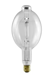 LEDVANCE Sylvania - Sylvania Metalarc 64431 268 Volt 1500 W 70 CRI 4000 K 170000 lm Clear E39 Mogul Base BT56 Metal Halide Lamp