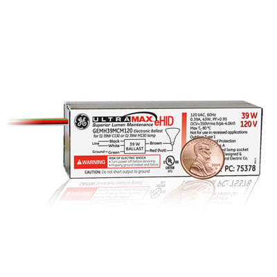 GE Lighting - GEL GEMH39-MCM-120 75378 HID BALLAS