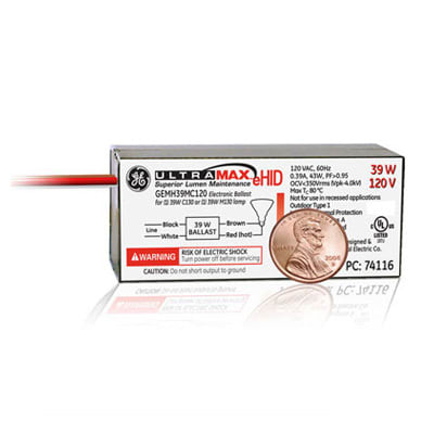 GE Lighting - GEL GEMH39-MC-120 74116 HID BALLAST