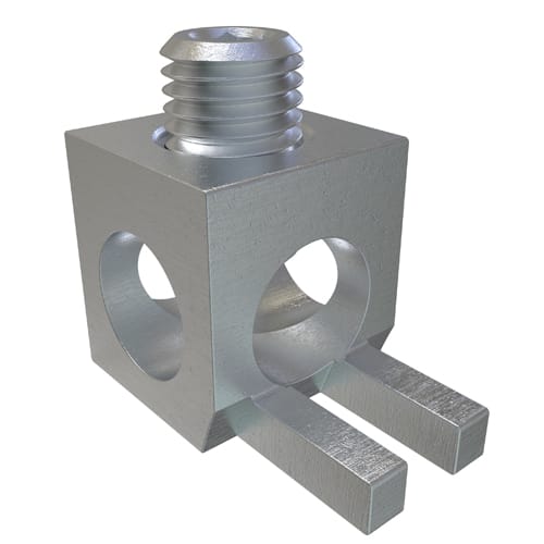 Ilsco - Ilsco NBST-2/0 Aluminum Neutral Bar Adapter, Conductor Range 2/0-14, Tin Plated, UL