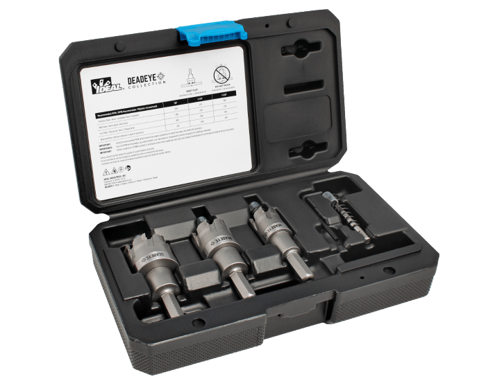 Ideal Industries - Ideal 36-811 Carbide Tipped Hole Cutter, 4pc Kit