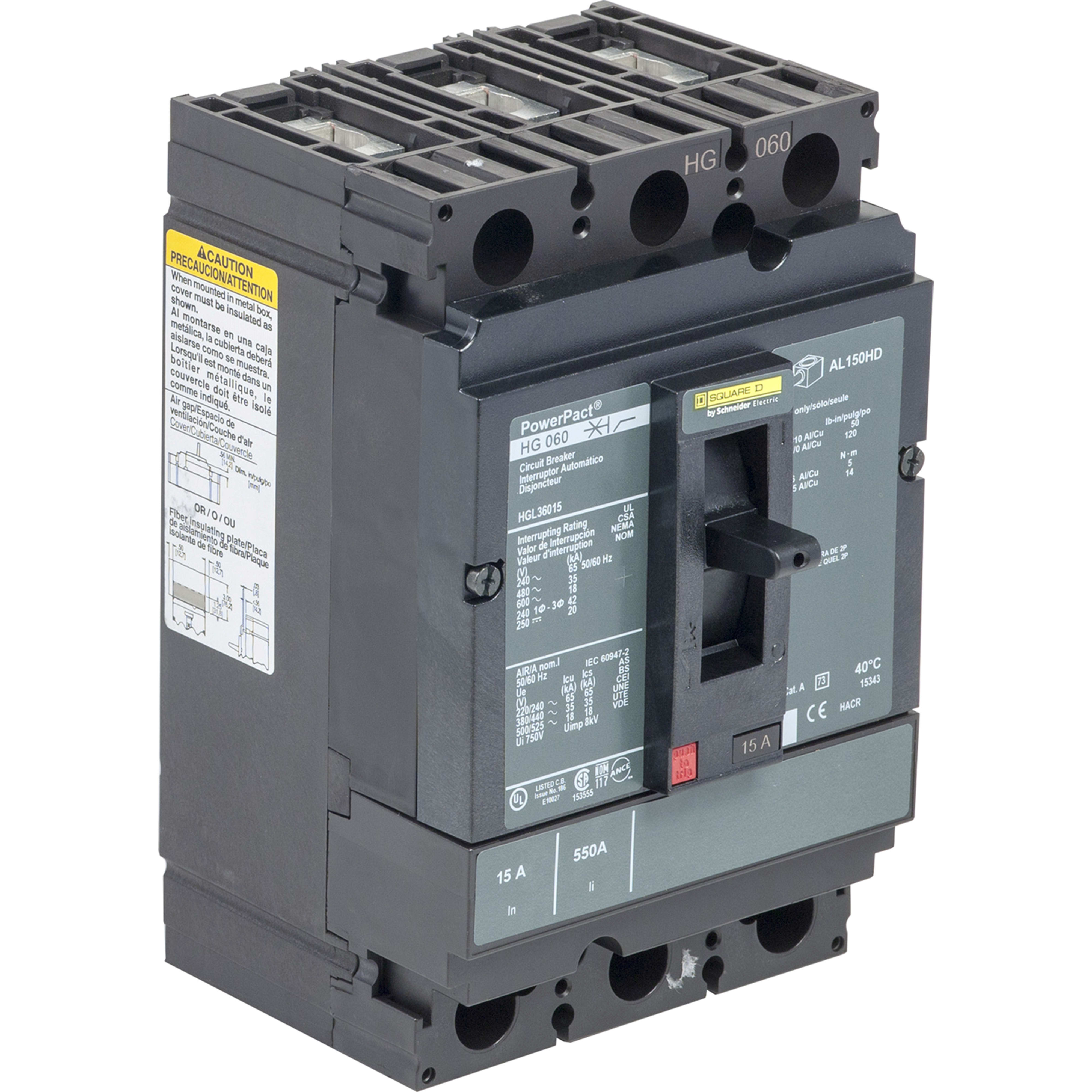 Square-D / Schneider - SQD HGL36150SO Circuit breaker, Pow