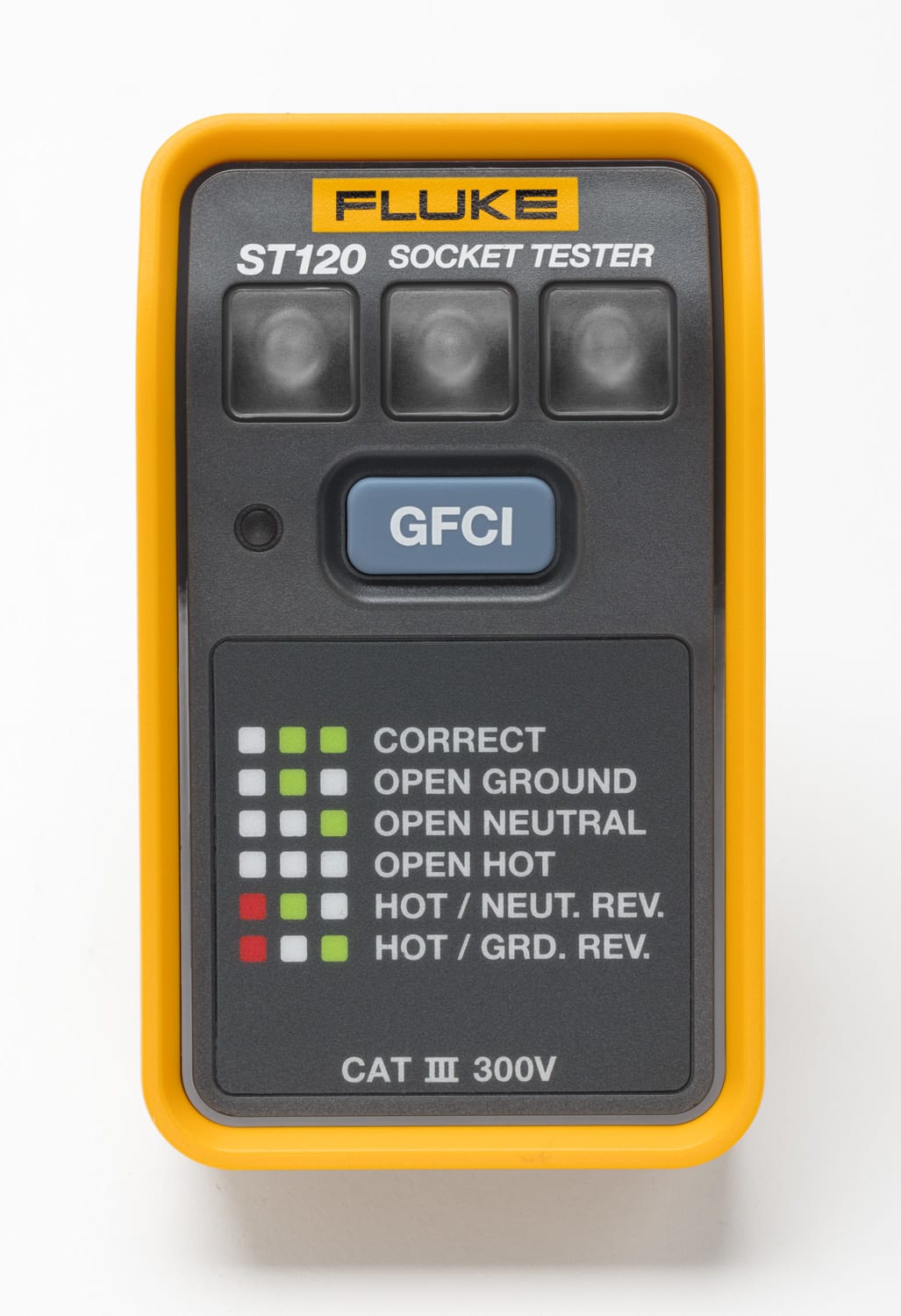 Fluke - FLK ST120 Sckt TstER w/LDS GFCI Tst