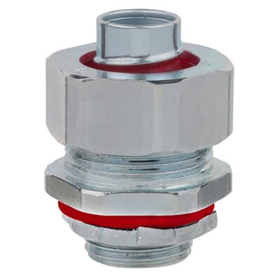 Thomas & Betts Co - Steel City LT125T-SC 1-1/4" Insulated Straight Liquidtight Connector, Steel, General Purpose Commercial