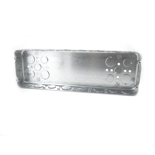 Thomas & Betts Co - Steel City 6G-1/2-3/4 6-Gang Steel Box with 1/2 and 3/4 Inch Knockouts