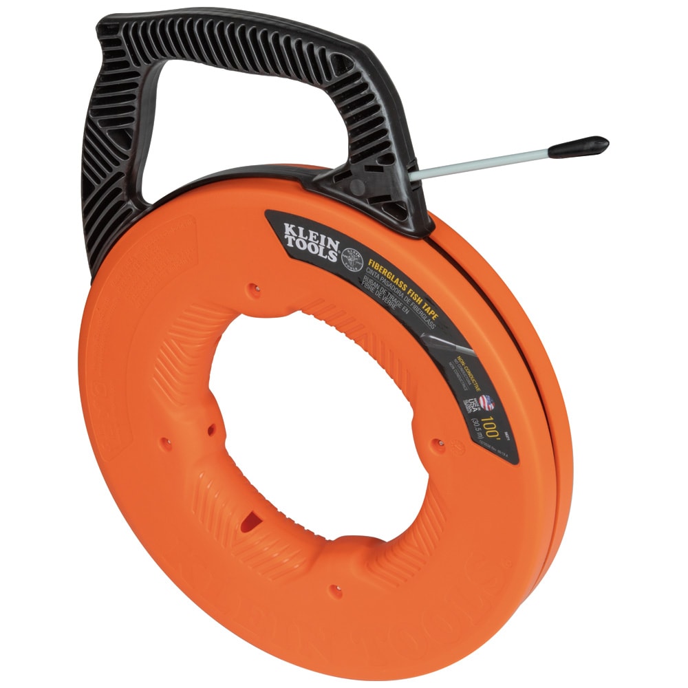 Klein Tool - KLEIN 56371 100' FBG Fish Tape w/ N
