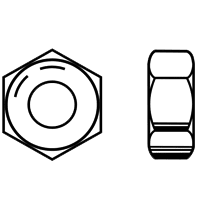 Cully / Mineralac - CUL 401408-1000 1/2-13 GD8 HEX NUT