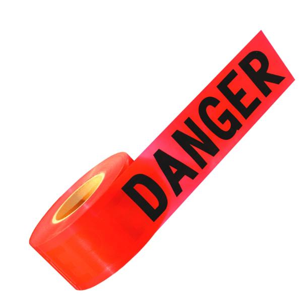 Cully / Mineralac - CUL 94360 RED DANGER TAPE 3 X 1000'