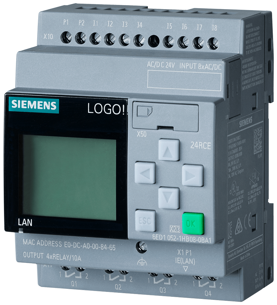 Siemens - S-A 6ED10521HB080BA2 LOGO 24RCE. 8