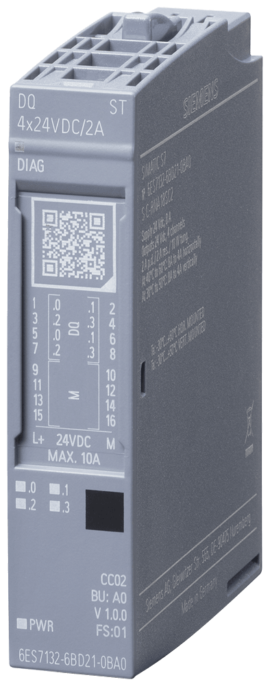 Siemens - S-A 6ES71326BD210BA0 ET 200SP. DQ 4