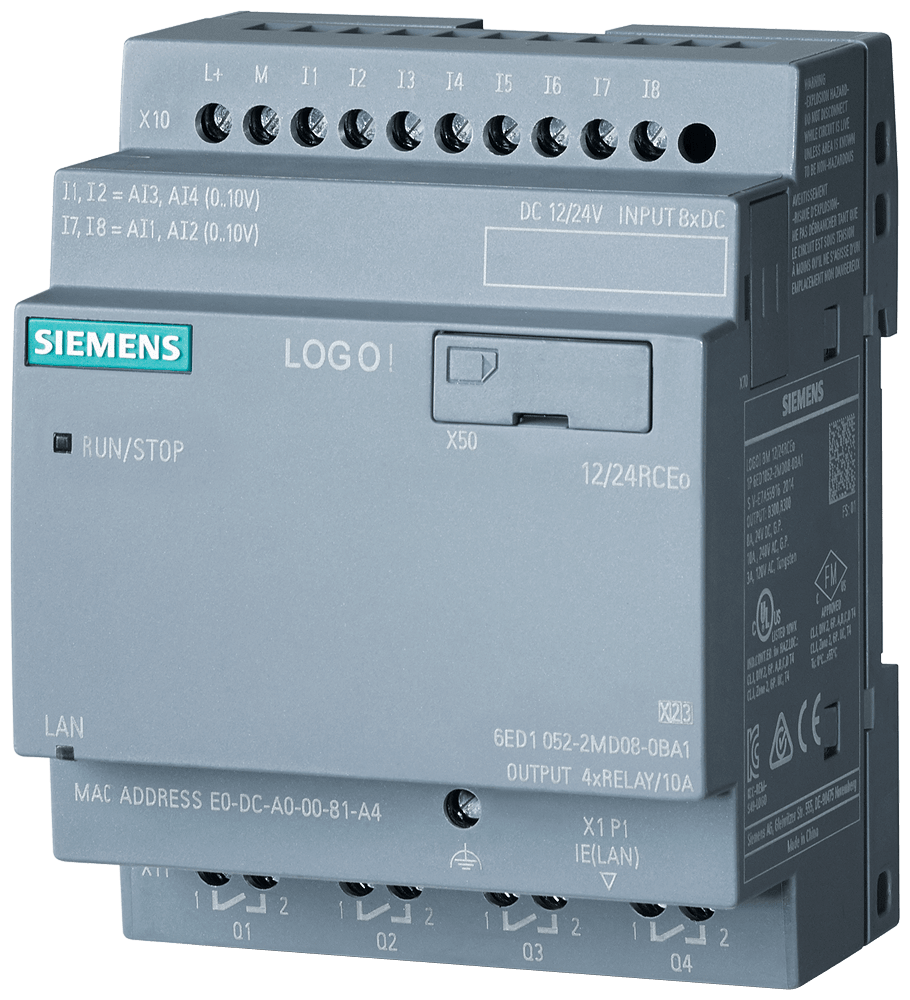 Siemens - S-A 6ED10522MD080BA2 LOGO 12/24RCEO