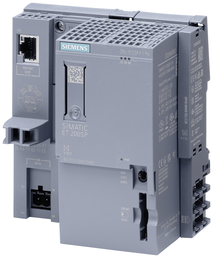 Siemens - S-A 6ES75121SM030AB0 CPU 1512SP F-1