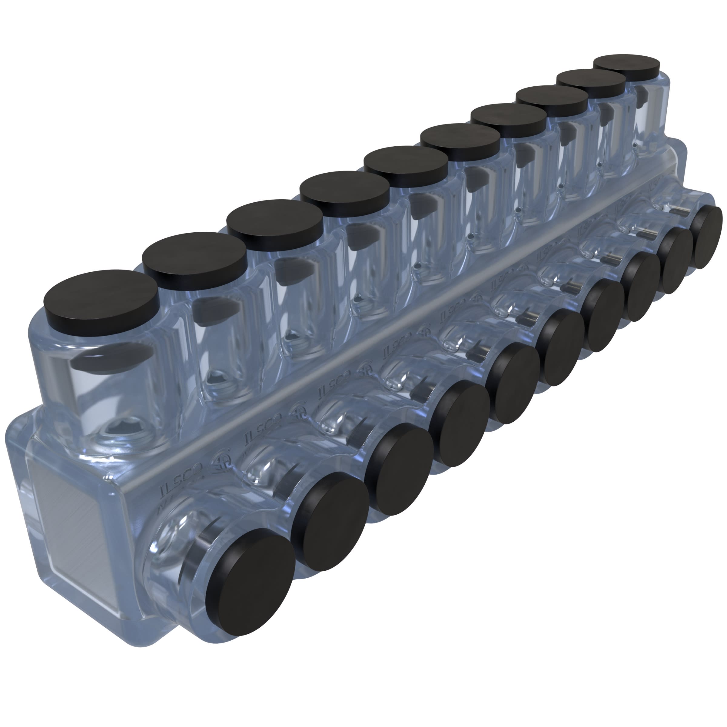 Ilsco - ILSCO ECTS-10-4 Clear Ins Mech T 4-