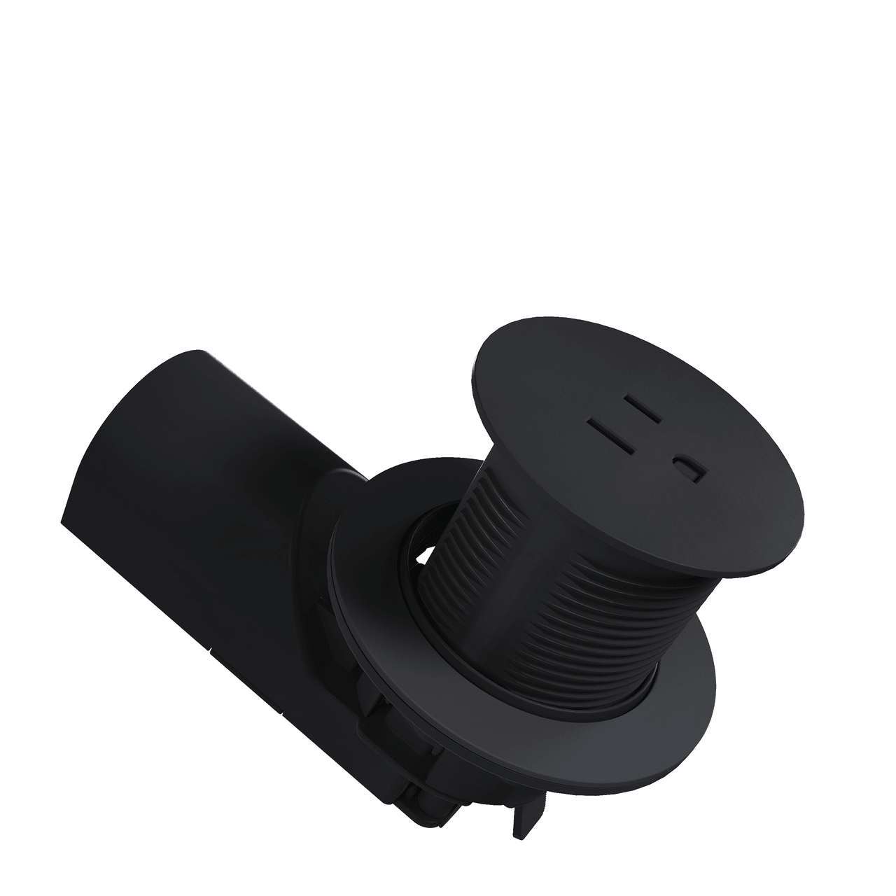 Pass & Seymour / Legrand - Pass & Seymour CP498TR15BK 15A 125V Kitchen Countertop Outlet, Tamper-Resistant, 5-15R, Matte Black