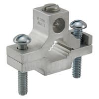 Ilsco - Ilsco AGC-1 Permaground Aluminum Ground Clamp, Dual Rated, Conductor Range 1/0-14, Pipe Sizes 1/2 to 1in, Rebar Sizes #4-#6, UL