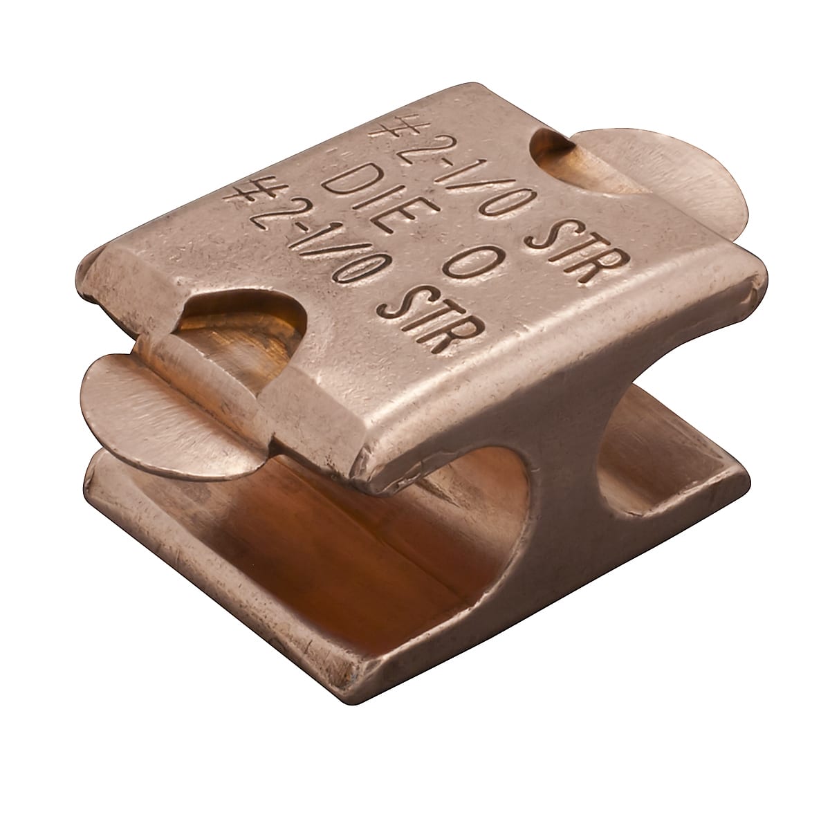 Ilsco - Ilsco CDT-399-8 Permaground Copper Grounding H-Tap, Double Tab, Main Conductor Range 4-6 Sol, Tap Range 4-8 Sol