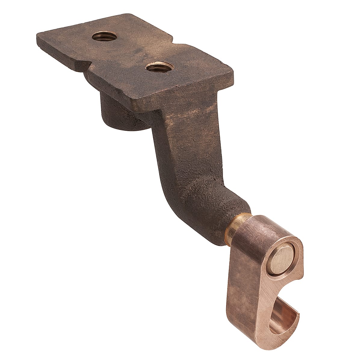 Ilsco - Ilsco CGP2-2250 Permaground Copper Grounding Plate, Conductor Range 250-2, 2 Holes, UL