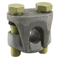 Ilsco - Ilsco DBA-250S Aluminum Two-Bolt Split Bolt, Dual Rated, Main Conductor Range 250-1/0, Tap Range 250-10, Wax Plated, Includes Spacer Bar