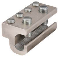 Ilsco - Ilsco GBT-1/0 Aluminum Intersystem Ground Tap, Dual Rated, Main Conductor Range 1/0-8, Tap Range 2-14, UL, CSA