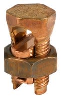 Ilsco - Ilsco IK3-6 Three Wire Copper Split Bolt, Conductor Range for Equal Main & Tap 6 Sol - 10 Sol, UL, CSA