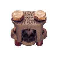 Ilsco - Ilsco IKB-4/0 Copper Two-Bolt Split Bolt, Main Conductor Range 4/0-1/0, Tap Range 4/0-10, UL