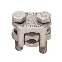 Ilsco - Ilsco IKS-4/0 Copper Two-Bolt Split Bolt, Main Conductor Range 4/0-1/0, Tap Range 4/0-6, Tin Plated, UL