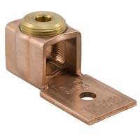 Ilsco - Ilsco LY-600 Copper Mechanical Lug, Conductor Range 600-1/0, 1 Port, 1 Hole, 3/8in Bolt Size, UL, CSA