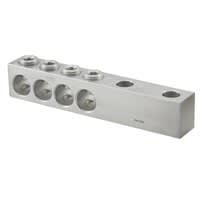 Ilsco - Ilsco PET-6-350-Z Aluminum Spade Type Transformer Lug, Dual Rated, Conductor Range 350-12, 6 Ports