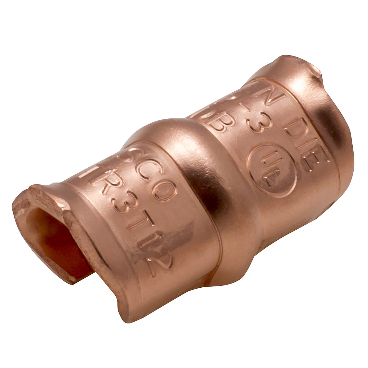 Ilsco - Ilsco TWCTR3T12 Permaground Copper Thin Wall C-Tap, Main Conductor Range 3-5, Tap Range 5-12, Green Color Code, UL