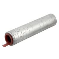 Ilsco - Ilsco UCS-2-Z Aluminum Utility Compression Sleeve, Dual Rated, Conductor Size 2